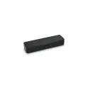 Variante Noir - Set de couverts réutilisables personnalisable en PP avec logo - Étui compact
