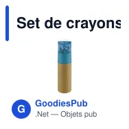 Set de crayons de couleur, aiguiseur | Foster - Miniature 1