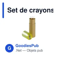Set de crayons de couleur, aiguiseur | Foster - Miniature 3