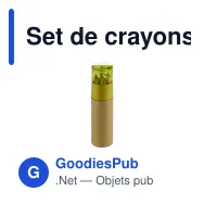 Set de crayons de couleur, aiguiseur | Foster - Miniature 4