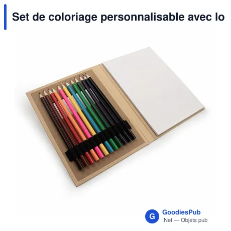 Set de coloriage personnalisable avec logo | Paddy