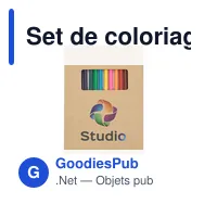 Set de coloriage personnalisable avec logo | Paddy - Miniature 5