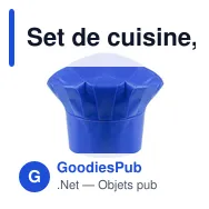 Set de cuisine, tablier de cuisine avec capuchon de cuisine, taille des enfants | Nedina - Miniature 10