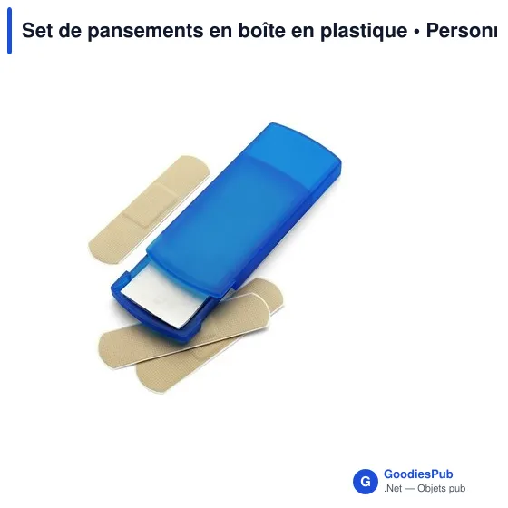Set de pansements en boîte en plastique - Image 1