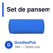 Set de pansements en boîte en plastique - Miniature 3
