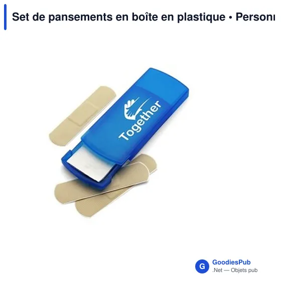 Set de pansements en boîte en plastique - Image 4