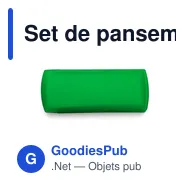 Set de pansements en boîte en plastique - Miniature 5