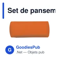Set de pansements en boîte en plastique - Miniature 7