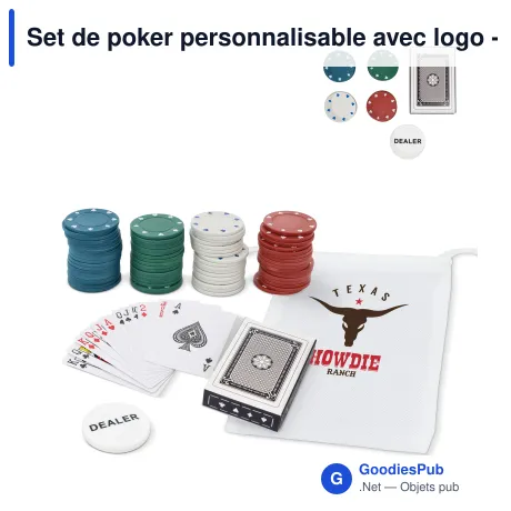 Set de poker personnalisable avec logo - InSideOut