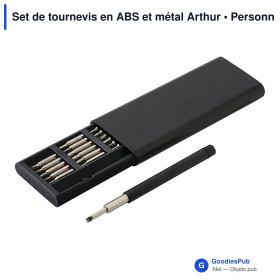 Set de tournevis personnalisable Arthur avec logo - 24 embouts - Image 10