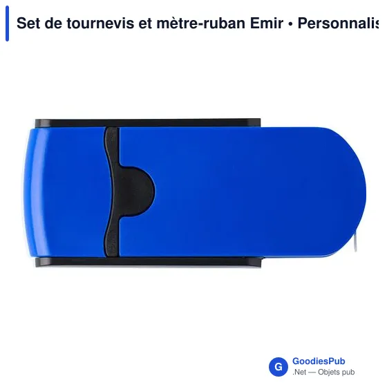 Set de tournevis personnalisable avec mètre-ruban - Emiravec logo - Image 6