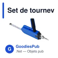 Set de tournevis personnalisable avec mètre-ruban - Emiravec logo - Miniature 8
