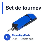 Set de tournevis personnalisable avec mètre-ruban - Emiravec logo - Miniature 9