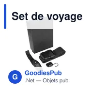 Set de voyage personnalisable Mauro Conti avec logo - Abigail - Miniature 1