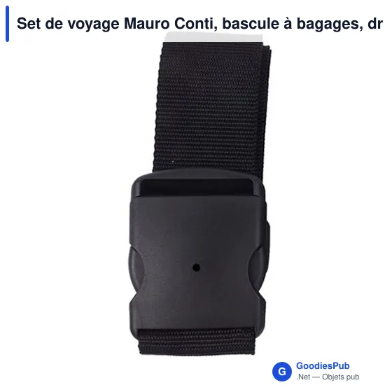 Set de voyage personnalisable Mauro Conti avec logo - Abigail - Image 4