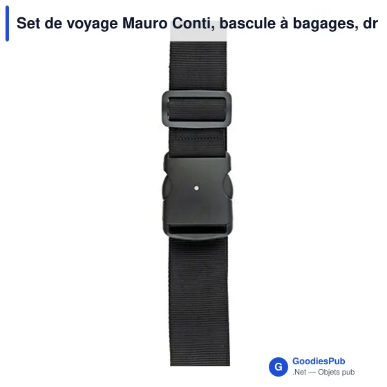 Set de voyage personnalisable Mauro Conti avec logo - Abigail - Image 5