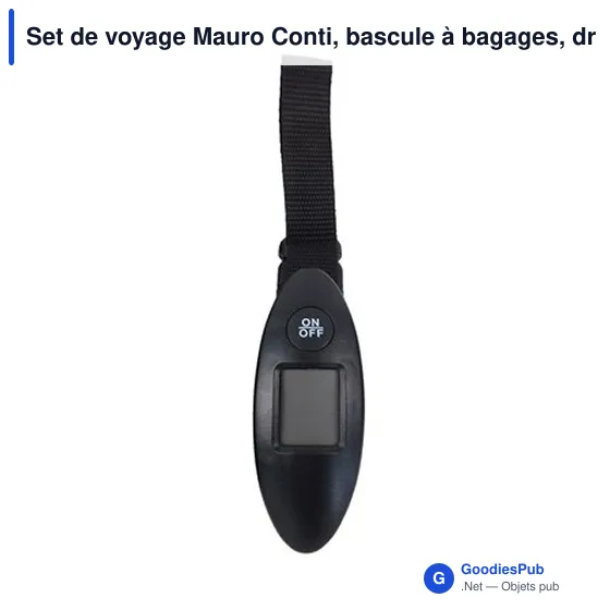 Set de voyage personnalisable Mauro Conti avec logo - Abigail - Image 7