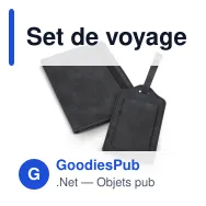 Set de voyage personnalisable en cuir PU avec logo - Saana - Miniature 2