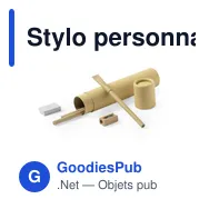 Stylo personnalisable avec logo pour entreprises - Set de 5 pièces - Miniature 2