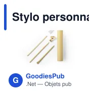 Stylo personnalisable avec logo pour entreprises - Set de 5 pièces - Miniature 3