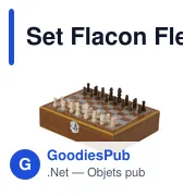 Set Flacon personnalisable en bois avec logo - modèle Fleet - Miniature 6