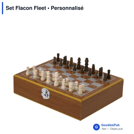 Set Flacon personnalisable en bois avec logo - modèle Fleet - Image 6