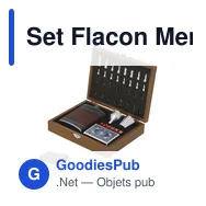 Set Flacon Menzie personnalisable avec logo - Accessoires de loisirs - Miniature 1