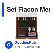 Set Flacon Menzie personnalisable avec logo - Accessoires de loisirs - Miniature 2