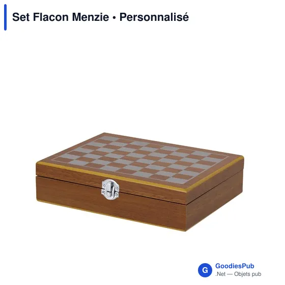 Set Flacon Menzie personnalisable avec logo - Accessoires de loisirs - Image 4