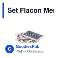 Set Flacon Menzie personnalisable avec logo - Accessoires de loisirs - Miniature 6