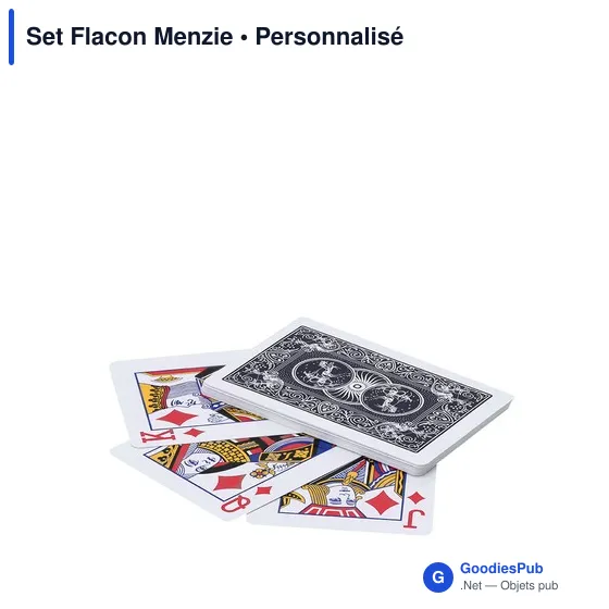 Set Flacon Menzie personnalisable avec logo - Accessoires de loisirs - Image 6