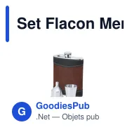 Set Flacon Menzie personnalisable avec logo - Accessoires de loisirs - Miniature 7
