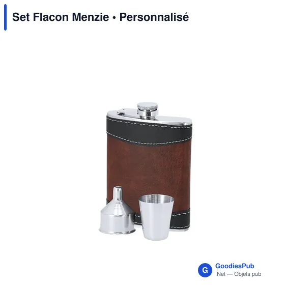 Set Flacon Menzie personnalisable avec logo - Accessoires de loisirs - Image 7