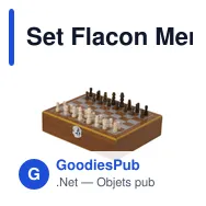 Set Flacon Menzie personnalisable avec logo - Accessoires de loisirs - Miniature 8