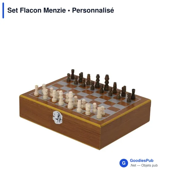 Set Flacon Menzie personnalisable avec logo - Accessoires de loisirs - Image 8