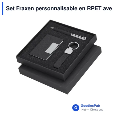 Set Fraxen personnalisable en RPET avec logo - Éco-responsable
