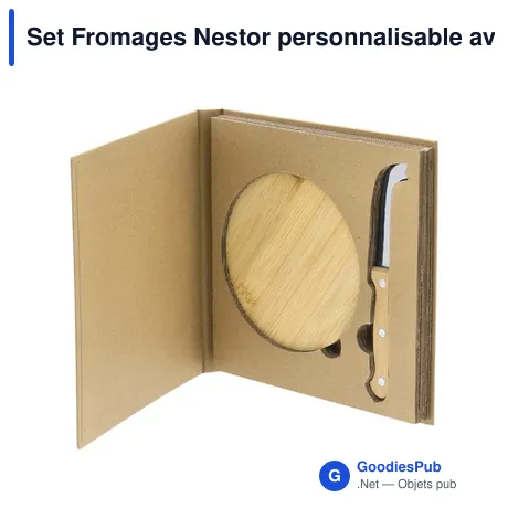 Set Fromages Nestor personnalisable avec logo pour entreprises