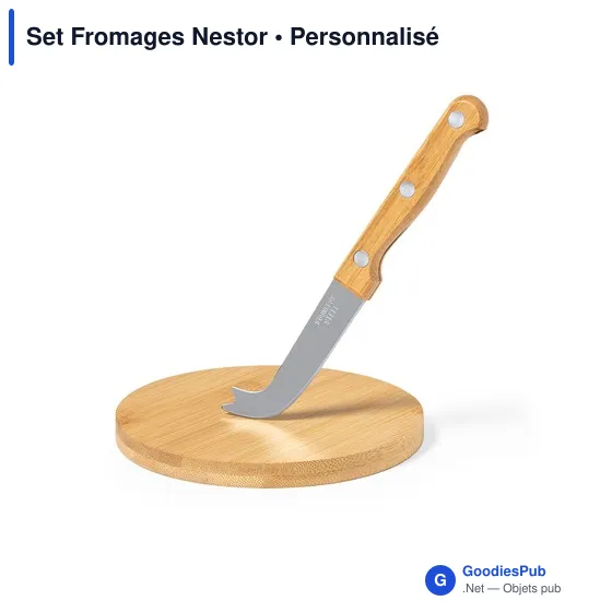 Set Fromages Nestor personnalisable avec logo pour entreprises - Image 2