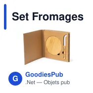 Set Fromages Nestor personnalisable avec logo pour entreprises - Miniature 3