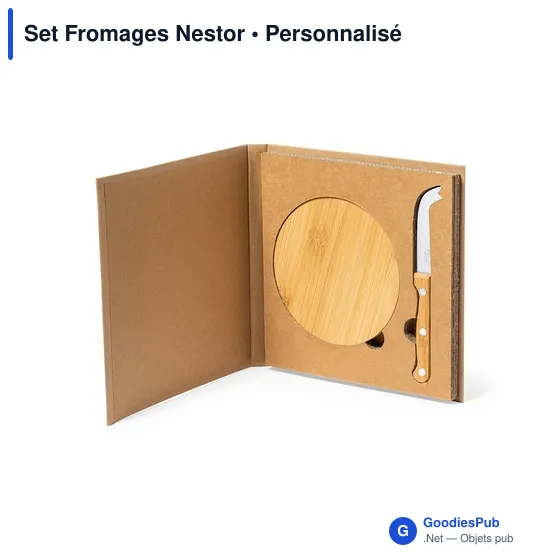 Set Fromages Nestor personnalisable avec logo pour entreprises - Image 3