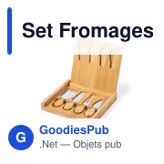 Set Fromages Wayne personnalisable avec logo pour entreprises - Miniature 2