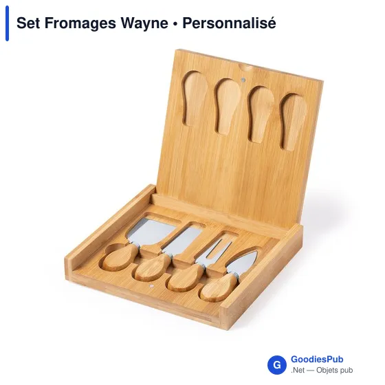 Set Fromages Wayne personnalisable avec logo pour entreprises - Image 2