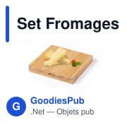 Set Fromages Wayne personnalisable avec logo pour entreprises - Miniature 3