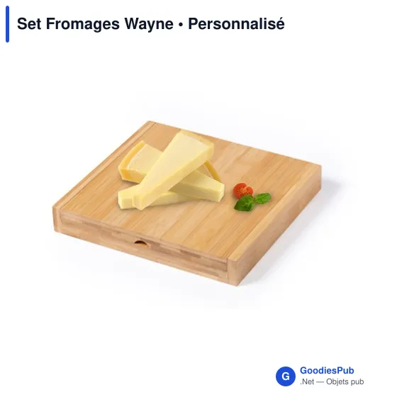 Set Fromages Wayne personnalisable avec logo pour entreprises - Image 3