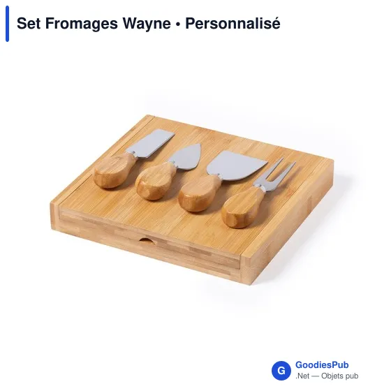 Set Fromages Wayne personnalisable avec logo pour entreprises - Image 4