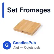 Set Fromages Wayne personnalisable avec logo pour entreprises - Miniature 5