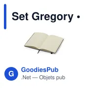 Set Gregory - Miniature 8