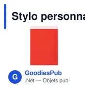Stylo personnalisable avec logo pour objets publicitaires - Miniature 4
