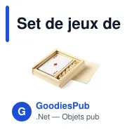 Set de jeux de société personnalisable avec logo - Pelkat - Miniature 1