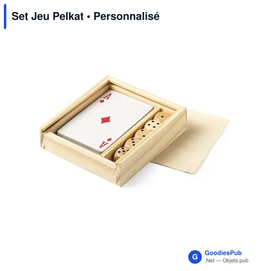 Set de jeux de société personnalisable avec logo - Pelkat - Image 2
